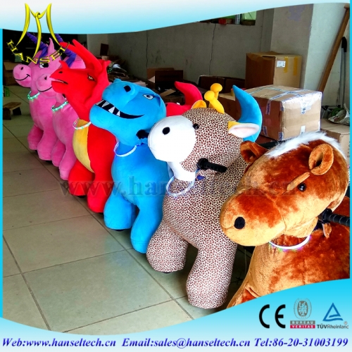 Hansel commercial amusement toy motorized animal rides for kids