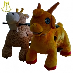 Hansel plush electric animal scooter unicorn in mall kids ride on toy animal car
