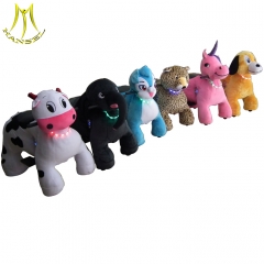Hansel plush motorized animals from guangzhou and electric ride on battery animals car with animal scooter with best price for wholesale