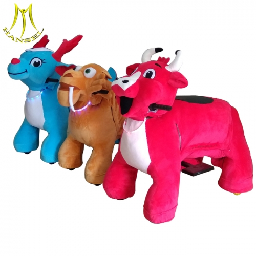 Hansel china adult ride on animal toys and battery operated animal ride manufacture with ride on animals in shopping mall manufacture price