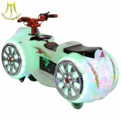 Hansel amusemet park ride kids plastic 12v electric motorcycle scooter with lights for mall
