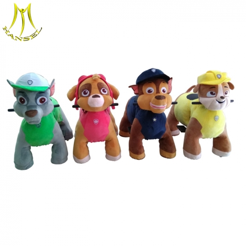 Hansel attraction park mountable animals games to tokens rider electric stuffed animals adults can ride motorized dinosaur