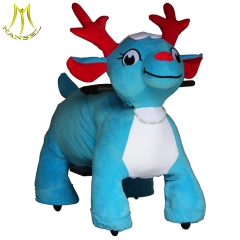 Hansel  high quality amusement park battery operated stuffed animal ride electric