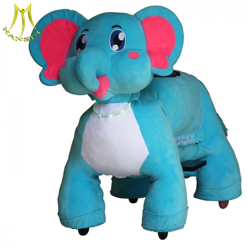 Hansel happy rides on animal motorized plush riding animals for adult