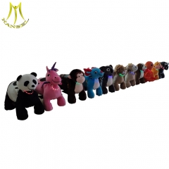 Hansel hot sale walking horse ride electric plush toys motorized stuffed animal riding