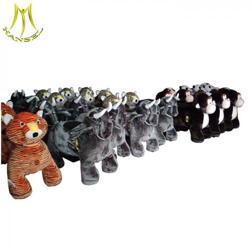 Hansel outdoor playground commercial motorized  animals scooter ride for sales