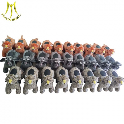 Hansel outdoor playground commercial motorized  animals scooter ride for sales