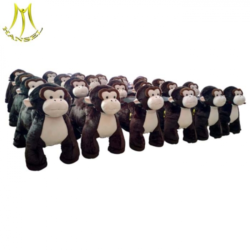 Hansel outdoor playground commercial motorized  animals scooter ride for sales