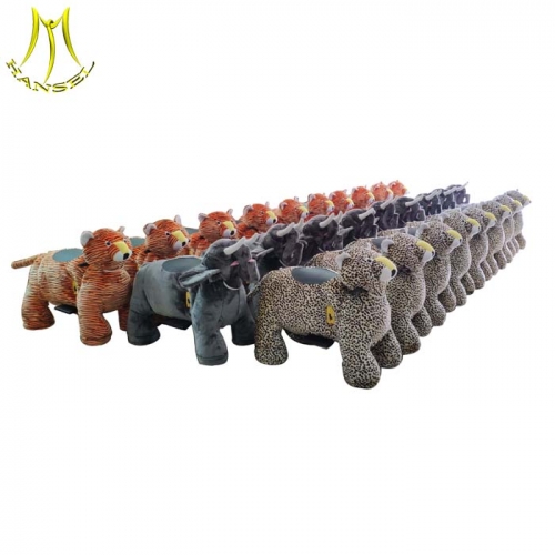 Hansel electric plush walking animal rides hot products in 2019