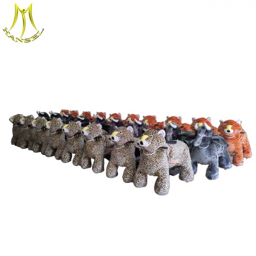 Hansel  CE coin operated children walking motorized animal rides