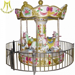 Hansel carousel horse ride/children mechanical ride on horse