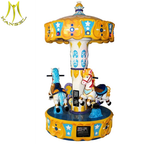 Hansel Hot amusement park rides musical horse carousel for sale