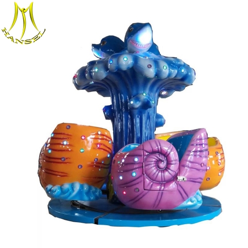 Hansel Kiddie colorful park carousel horse rides for sale