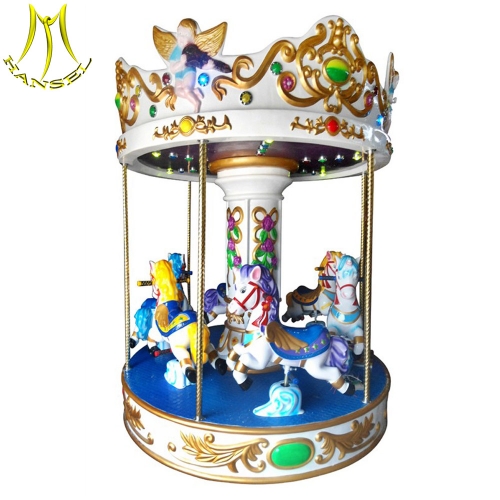 Hansel carousel horse ride/children mechanical ride on horse