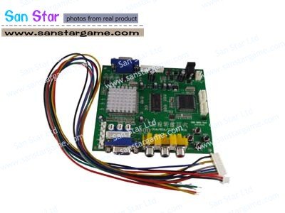 CGA TO VGA Video Converter Board - RGB to VGA (1 VGA output)Video Board