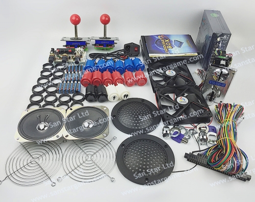 High Quality DIY Arcade parts Bundles With PANDORA BOX 3+ Joystick+Push button+Microswitch+Power Supply