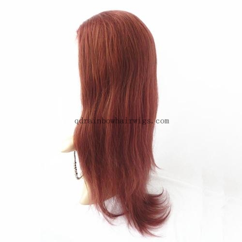 #33 18'' Straight Chinese Remy Hair Full Lace Wigs in Stock