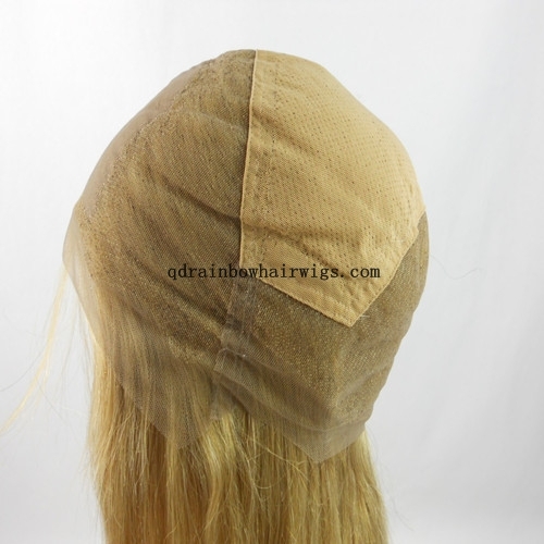 Fashion Celebrity Lace Wig Blonde Color Extra Long Brazilian Virgin Human Hair Wigs in Stock