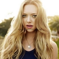 Fashion Celebrity Lace Wig Blonde Color Extra Long Brazilian Virgin Human Hair Wigs in Stock