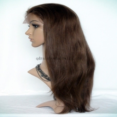 Brown Color Remy Hair Lace Front Wigs in Stock