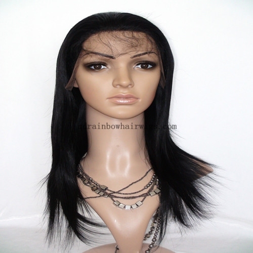Hot Sale Off Black Virgin Hair Lace Front Wigs