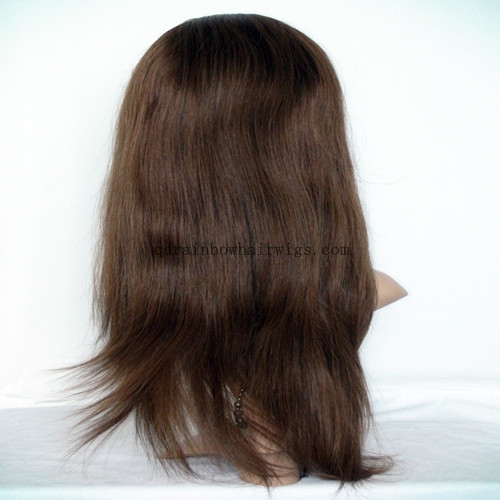 Brown Color Remy Hair Lace Front Wigs in Stock