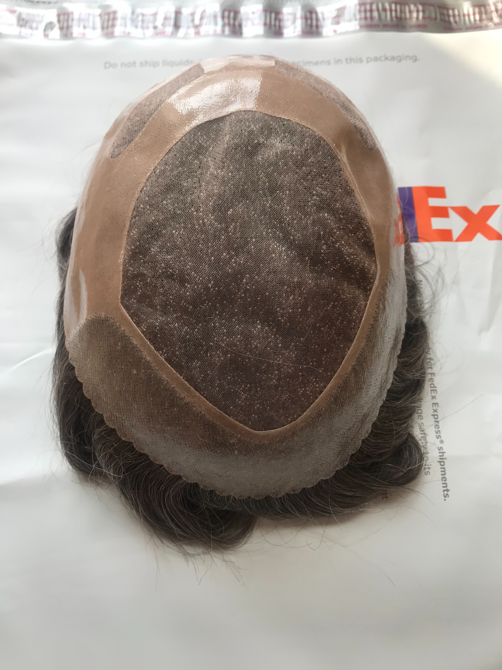 long life double knots hair pieces mono toppers to cover bald area