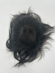 Soft Fine Swiss Lace Human Hair Replacement for Men