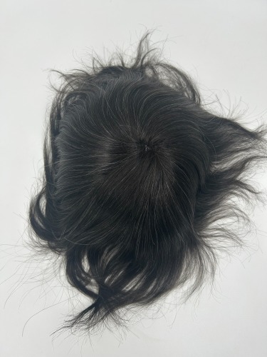Soft Fine Swiss Lace Human Hair Replacement for Men