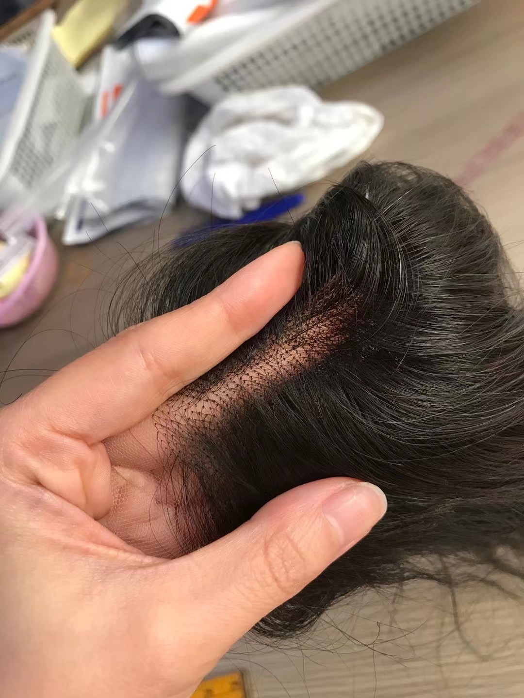 straight human hair 13x6 lace frontals with small knots