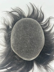Soft Fine Swiss Lace Human Hair Replacement for Men