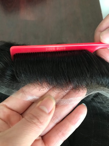 Thin Skin Pu Human Hair Systems Integrated with Swiss Lace Front