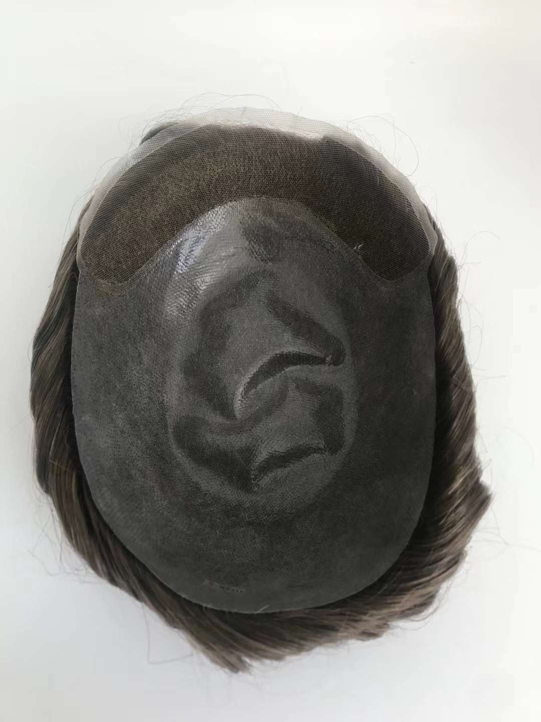 Thin Skin Pu Human Hair Systems Integrated with Swiss Lace Front