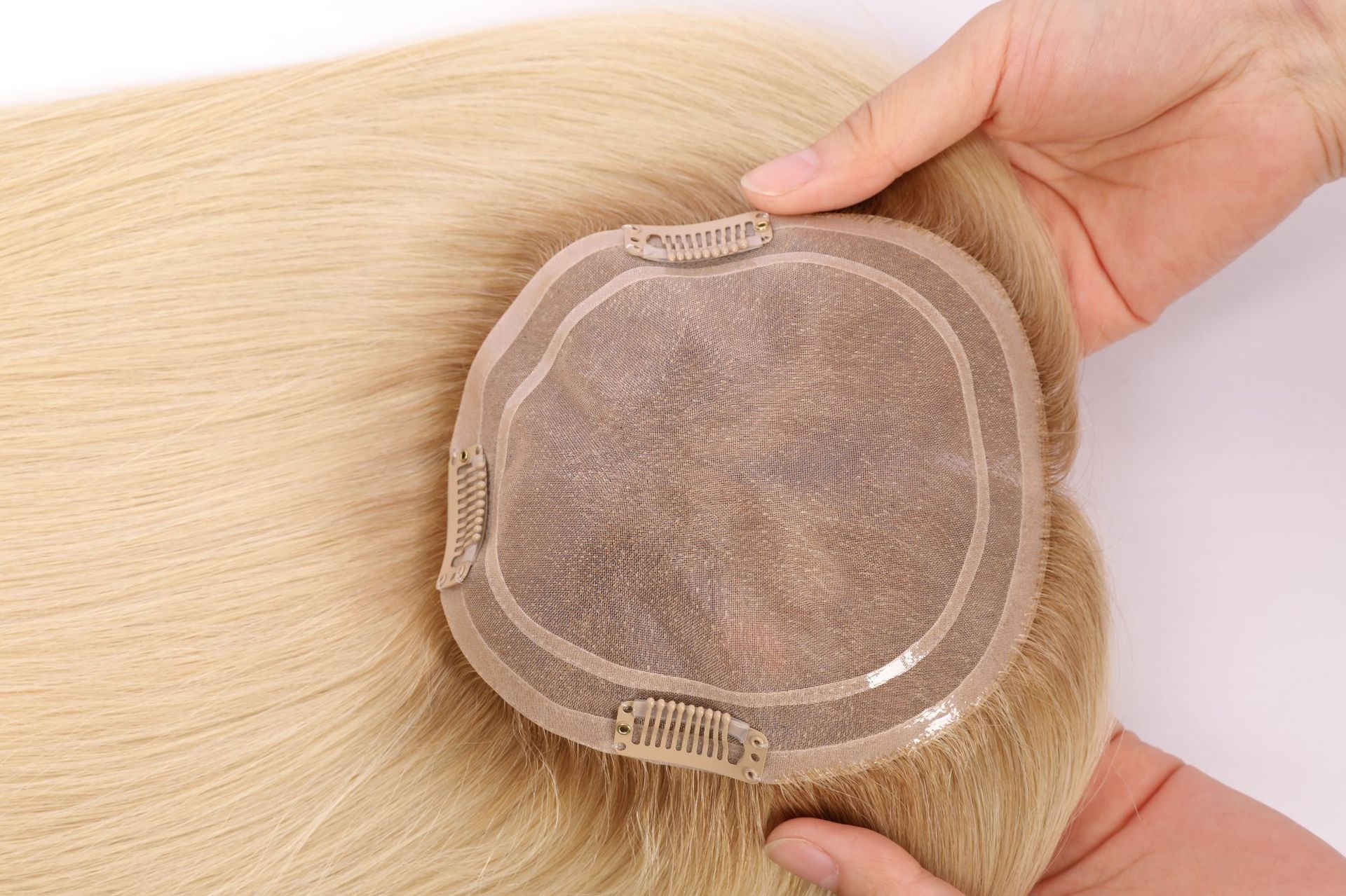 dark roots mono toppers human hair additions for hair loss women