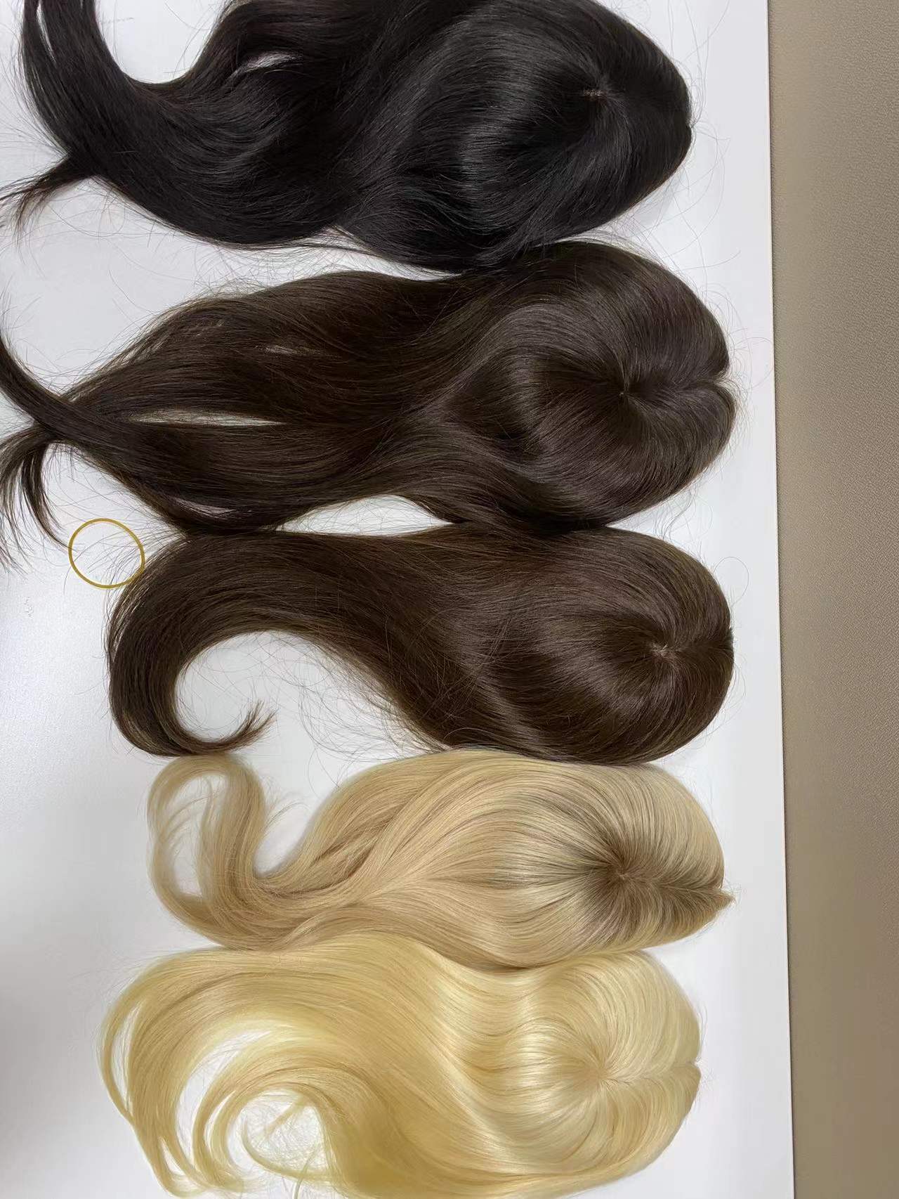 dark roots mono toppers human hair additions for hair loss women