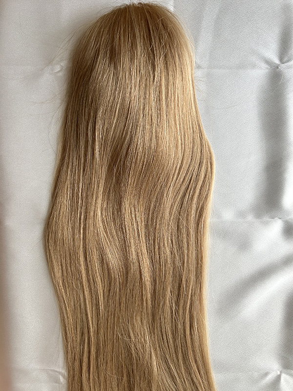 custom tailored light blonde human hair systems women mono toppers