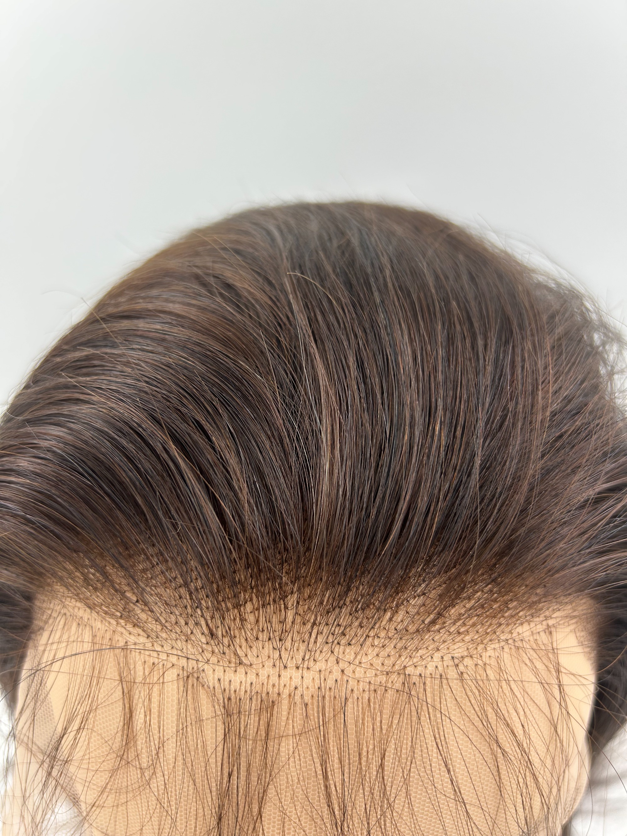 dark brown heavy density remy human hair transparent full lace wigs