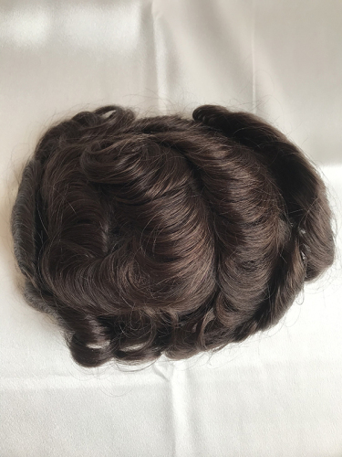hollywood lace indian human hair replacement unit