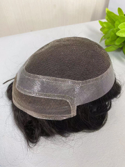 hollywood lace indian human hair replacement unit