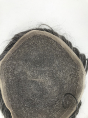 light soft swiss lace grey hair systems