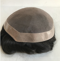 6inch indian hair replacement systems