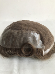 Q6 lace natural human hair systems for thin hair male