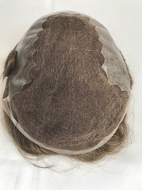 Q6 lace natural human hair systems for thin hair male