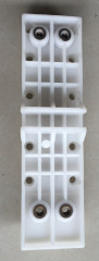 White plastic pad for glass beveling machine