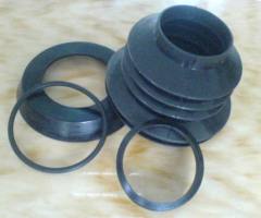 Rubber jacket for ZXM edging spindle