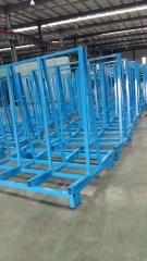 Steel Material L Frame Shape Storage Glass Rack Glass Trolley, Economic Type Glass Storage Rack