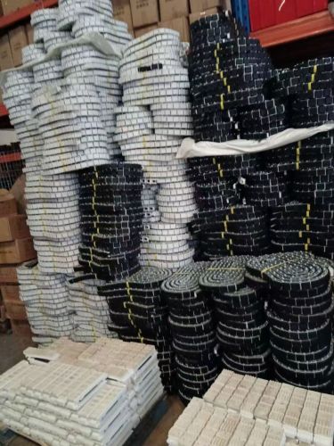 Conveyor chain spare part for glass edging machine fast the black cap in 4 holes chain