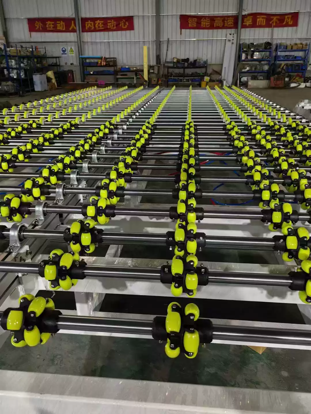 New type TPU Roller, Omni Wheels,Mecanum wheel, for glass transfer table