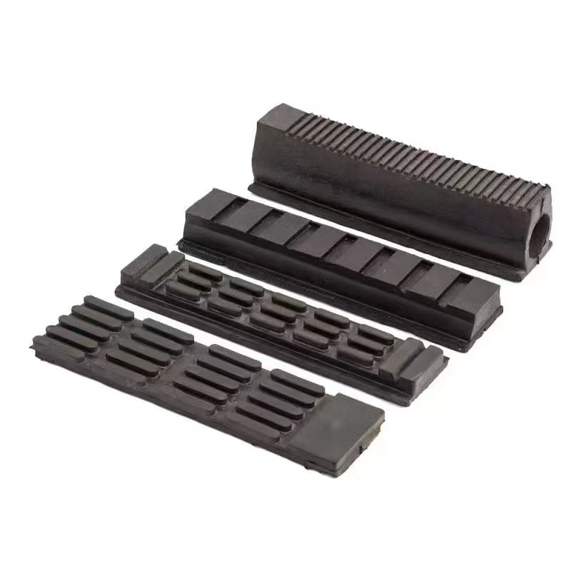Front pad, rubber pad, rubber bar, and back pad for glass edging machine