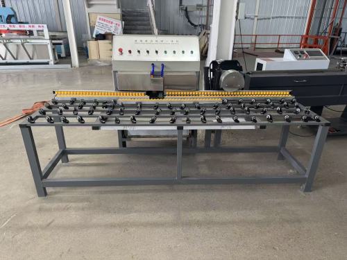 Glass edge grinding and film removal machine